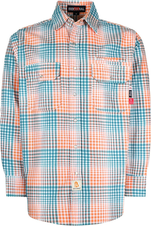 BOCOMAL FR Shirts for Men: Water Repellent Welding Jackets