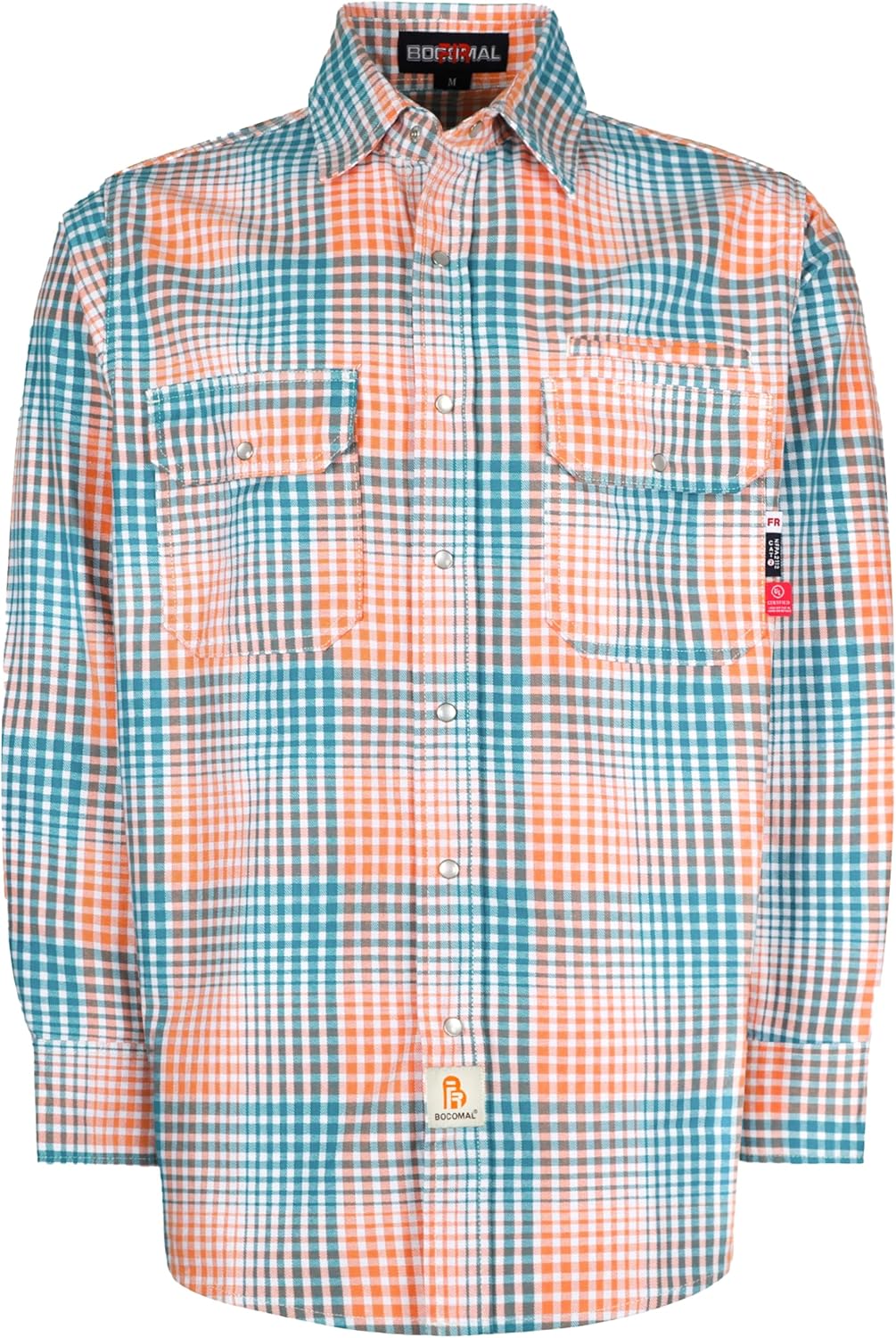 BOCOMAL FR Shirts for Men: Water Repellent Welding Jackets