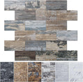 Peel and Stick Backsplash PVC Wall Tile - Spruce Grey Rustic