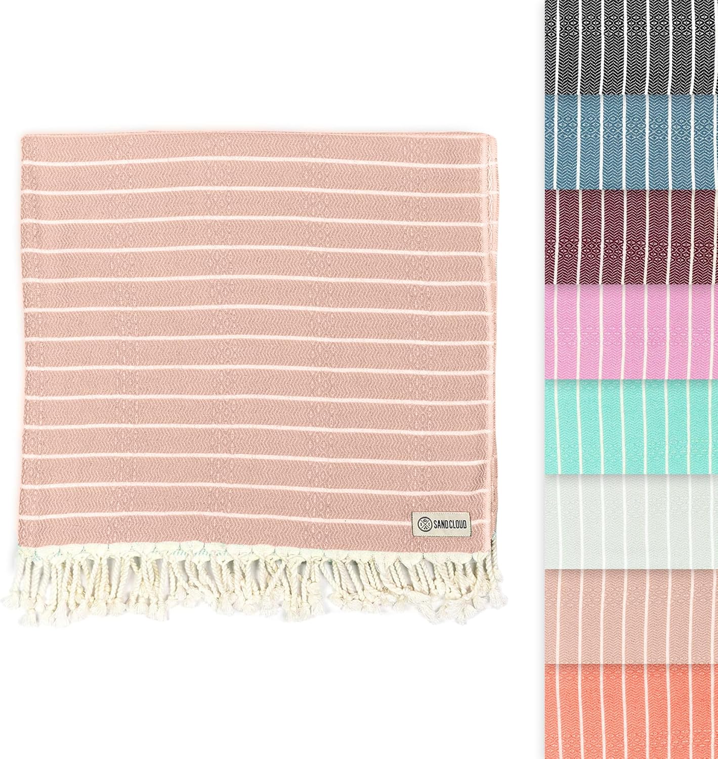 Sand Cloud Turkish Beach Towel - Quick Dry & Sand Proof Towel