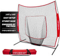 7x7 ft Baseball Softball Practice Net with Accessories - Portable