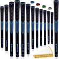 Jumbo to Undersize Golf Grips Set of 13 - Anti-Slip Rubber Grips