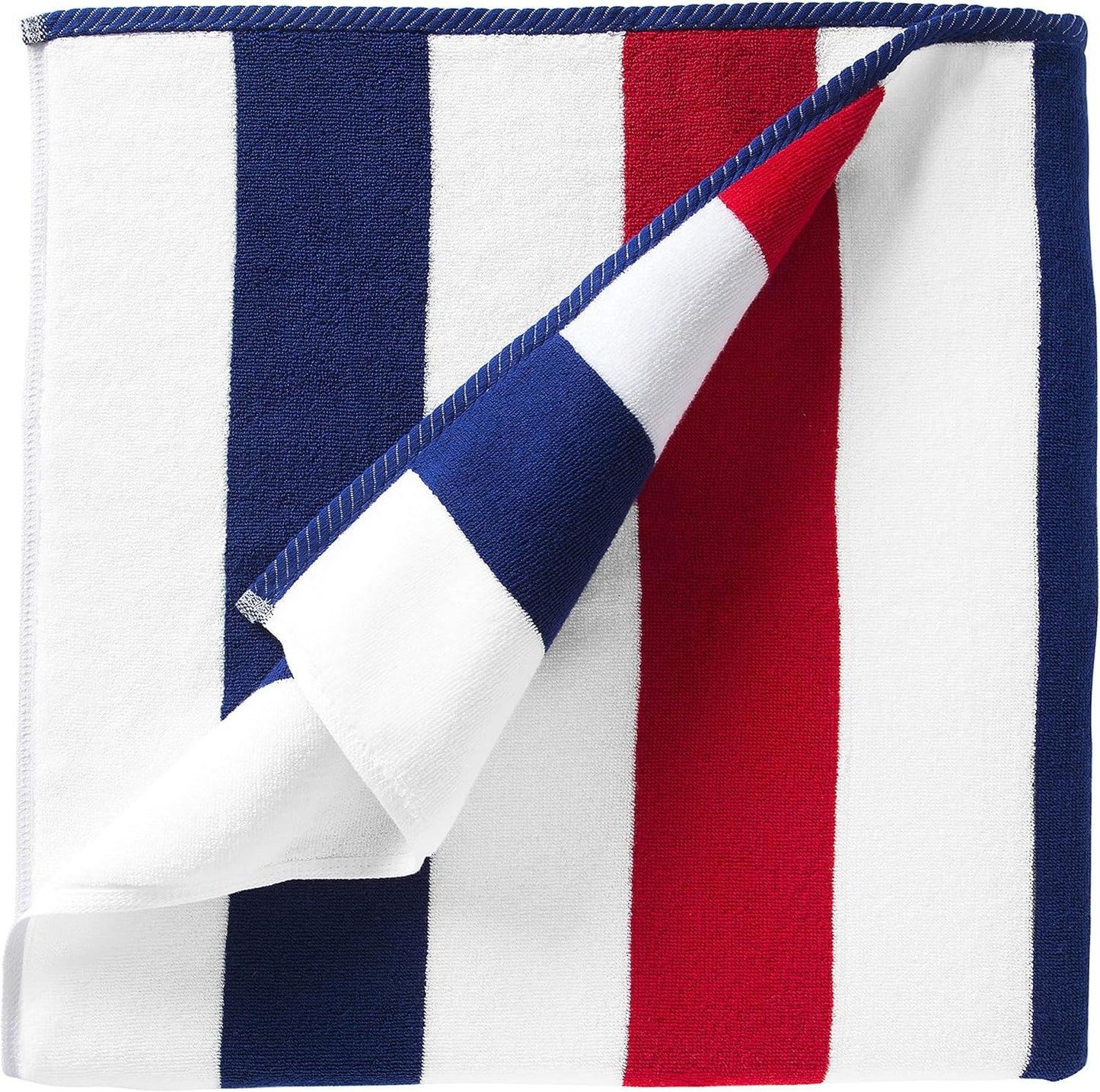 Laguna Beach Textile Co. Striped Cabana Beach Towel - Plush 630 GSM