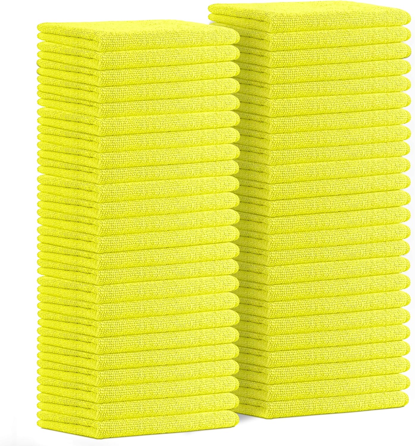 Avalon Towels Microfiber Cleaning Cloths Value Pack of 48