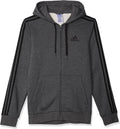 adidas Men's Essentials Fleece 3-Stripes Full-Zip - Comfortable