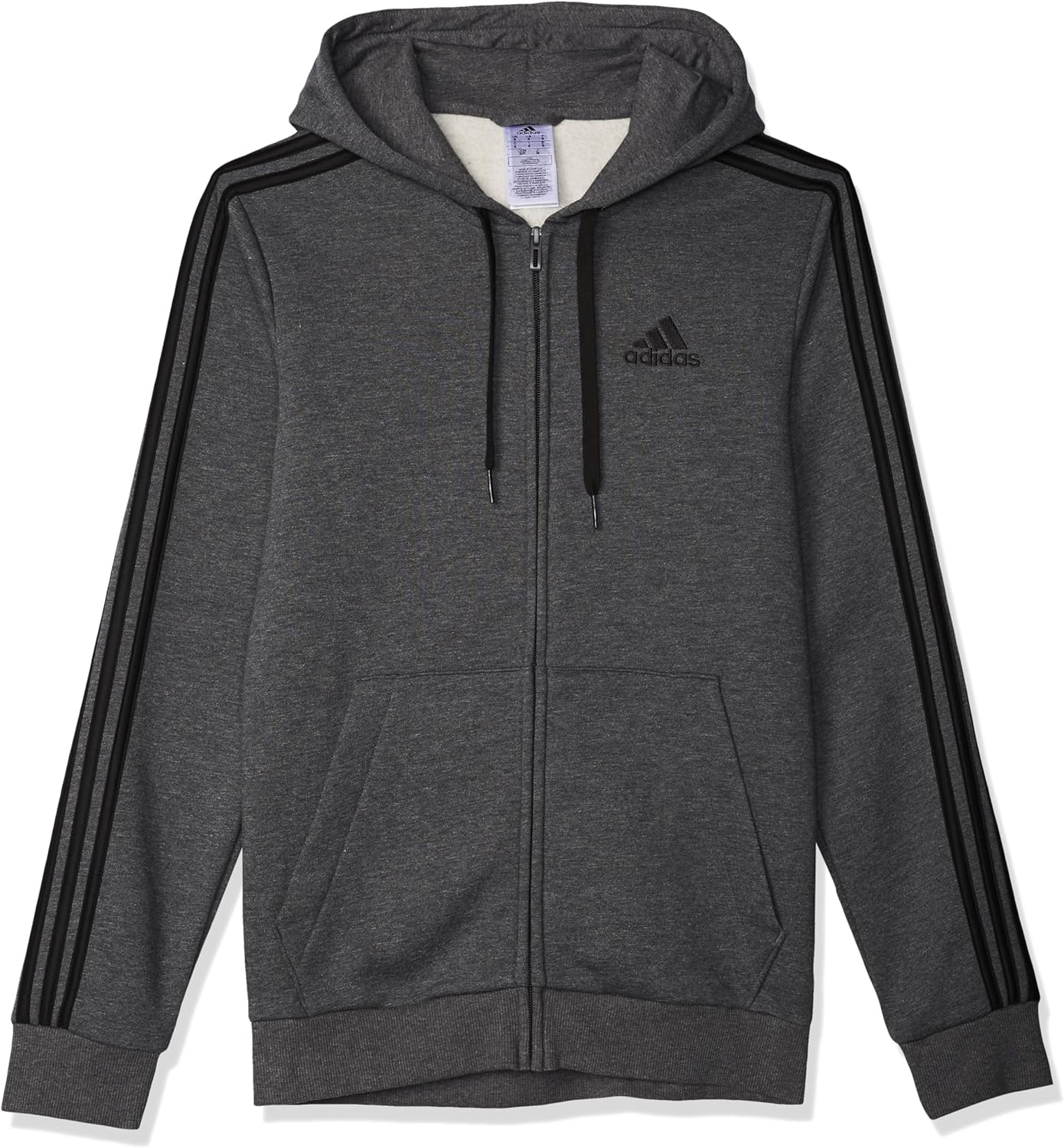 adidas Men's Essentials Fleece 3-Stripes Full-Zip Hoodie Review