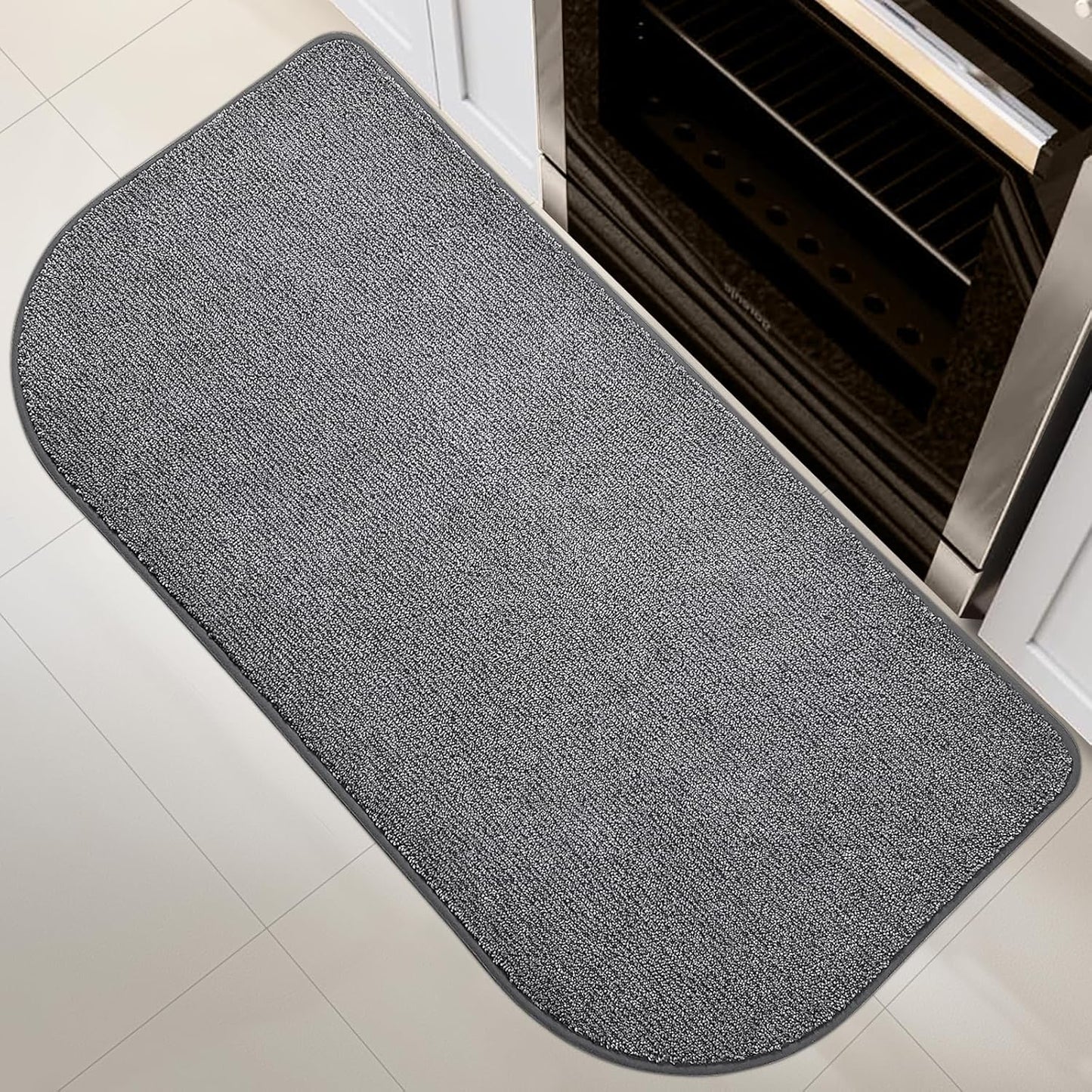 Washable Kitchen Rug 24in x 47in - Non Slip Indoor Mat