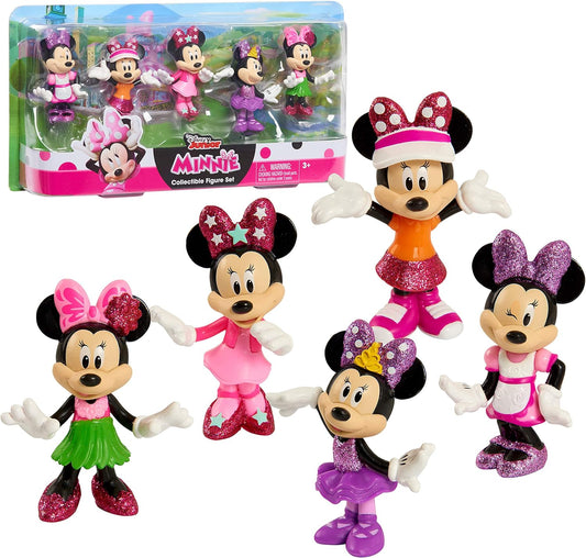 Minnie Mouse 3 Collectible Figure Set - Fun for Kids 3+