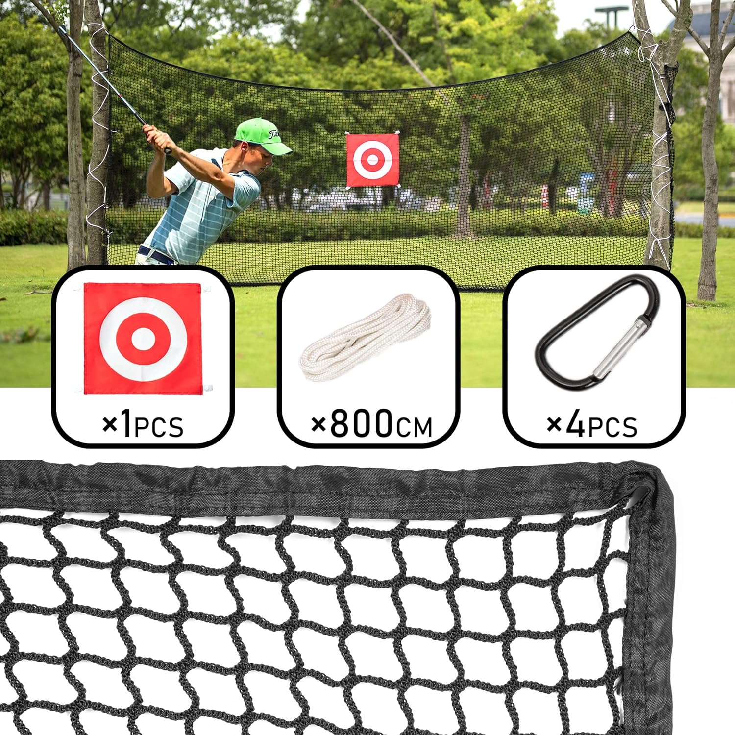 High-Impact Golf Practice Net - Improve Your Swing!