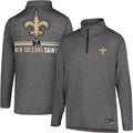 Ultra Game NFL Official Super Soft Quarter Zip Long Sleeve T-Shirt FIT