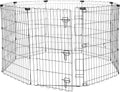 Foldable Octagonal Metal Exercise Dog Playpen - Medium 36 in