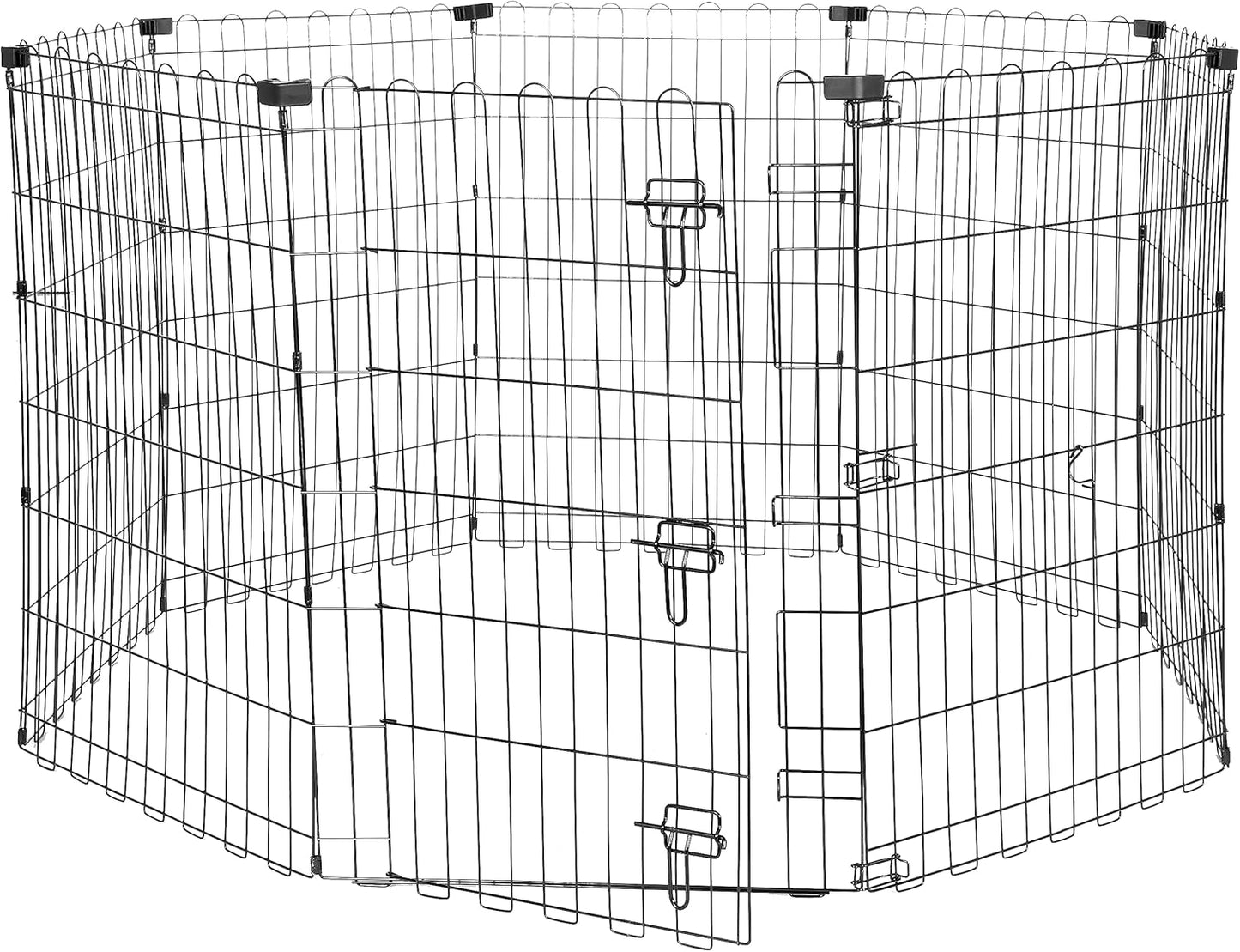 Foldable Octagonal Metal Exercise Dog Playpen for Indoor/Outdoor