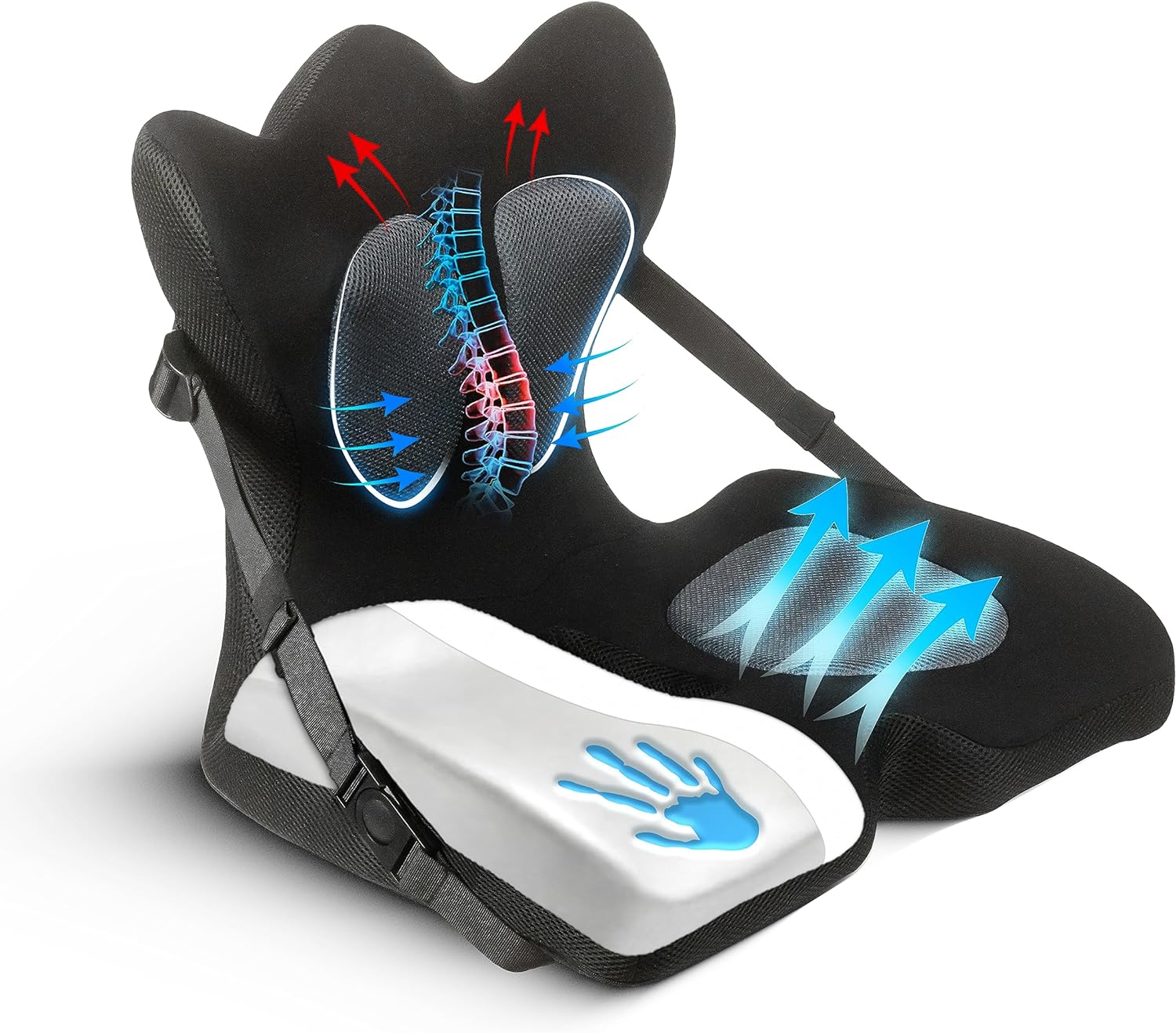 Adjustable Lumbar Support Pillow | Doctor-Developed Relief