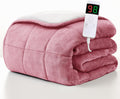 Homemate Heated Weighted Blanket - 50x60in Electric Throw