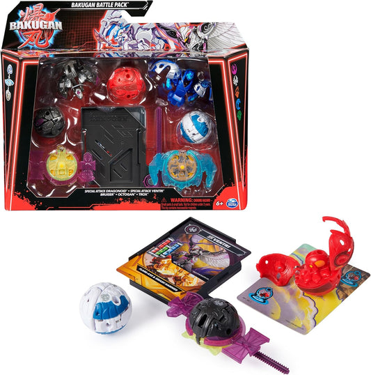 Bakugan Battle 5-Pack with Special Attack Dragonoid and Friends