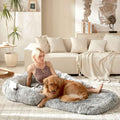 Foldable Human Dog Bed for Adult - Large Orthopedic Memory Foam Sofa
