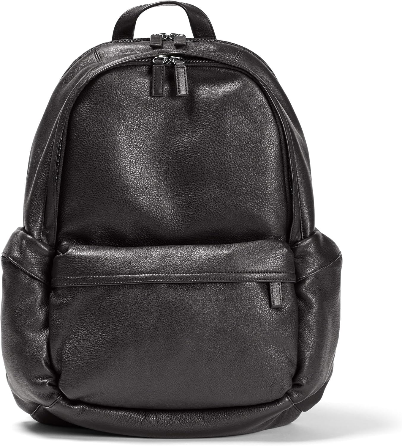 Leatherology Black Onyx Parker Backpack with Ample Storage