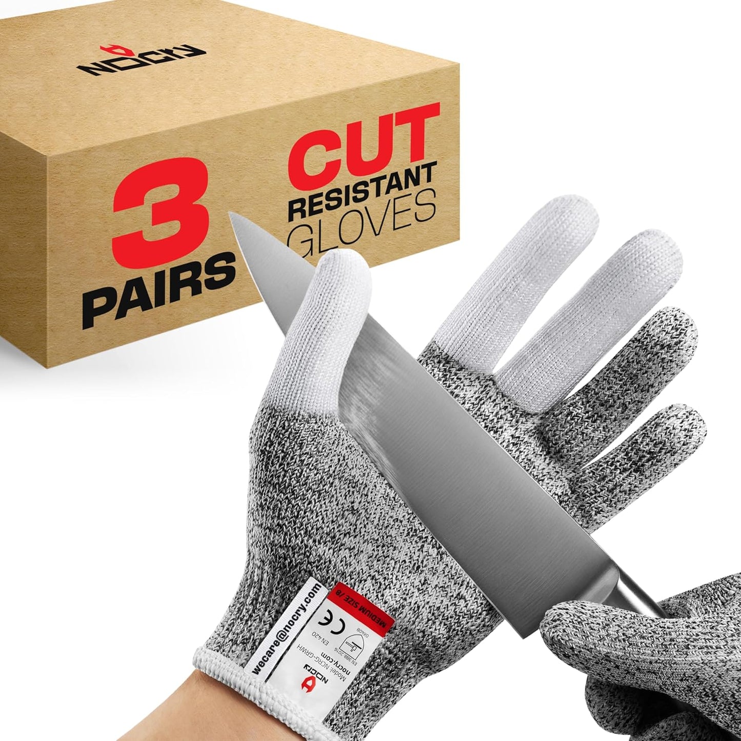 NoCry Cut Resistant Work Gloves for Safe Kitchen Cooking Tasks