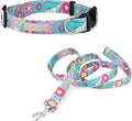 Lucky Love Dog Collar and Leash Combo for Medium Female Dogs - Stylish