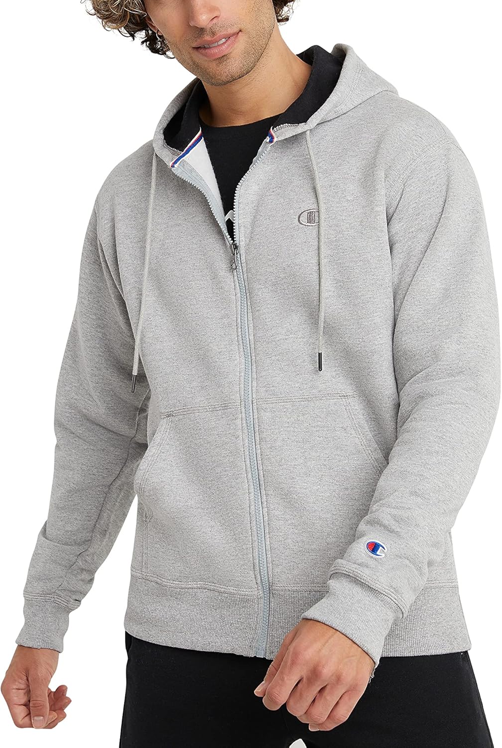 Champion Men's Zip-up Hoodie for Comfort and Style