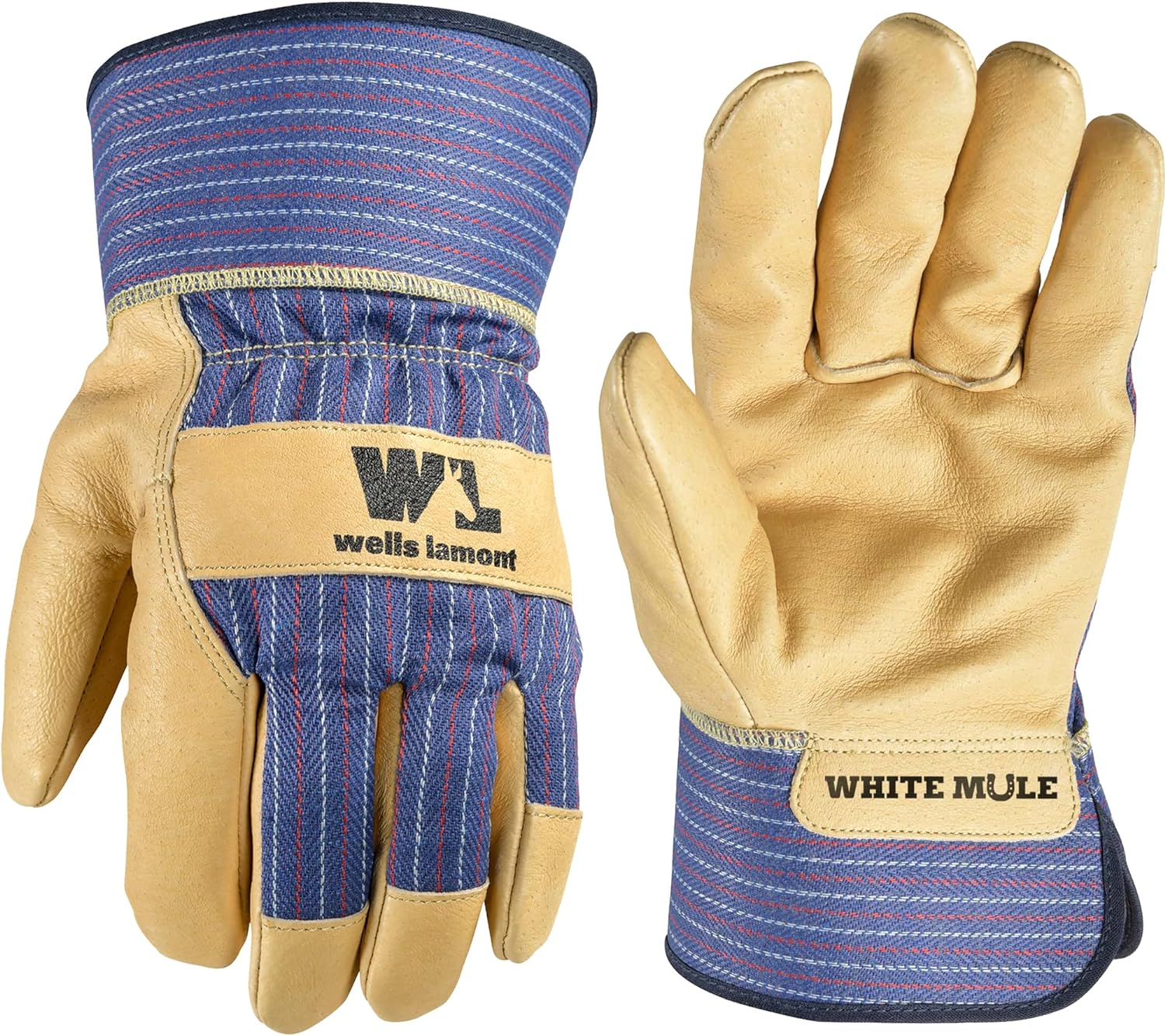 Wells Lamont 3300L Heavy Duty Leather Palm Work Gloves - Superior Protection