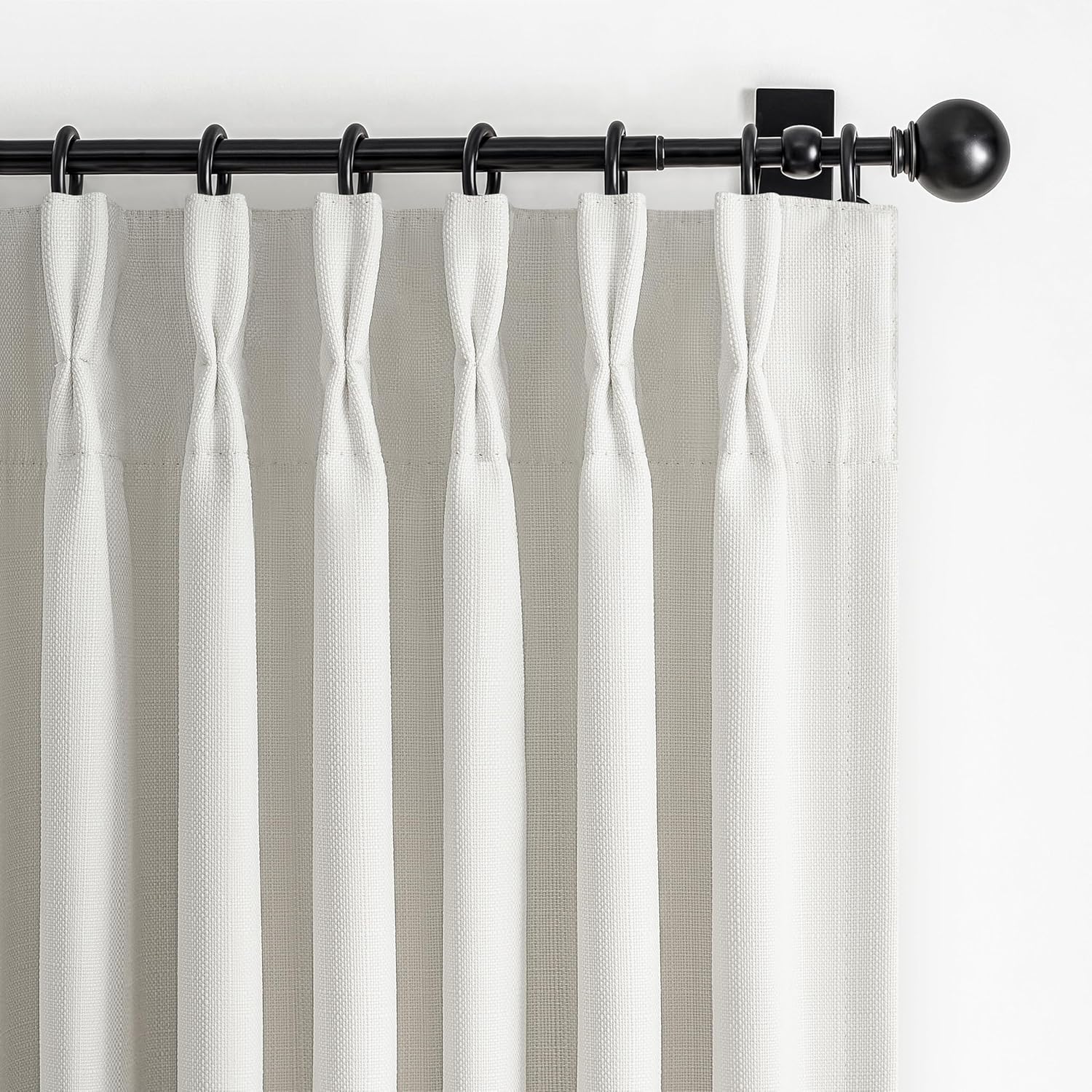 Natural Linen Cream White 92 Inch Curtains for Elegant Spaces