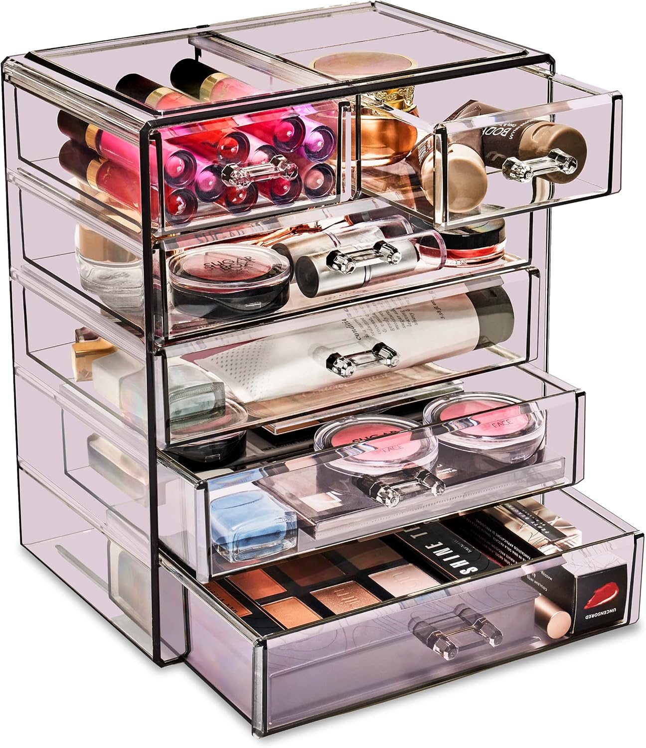 Sorbus Acrylic Makeup Organizer for Beauty Products & Jewelry