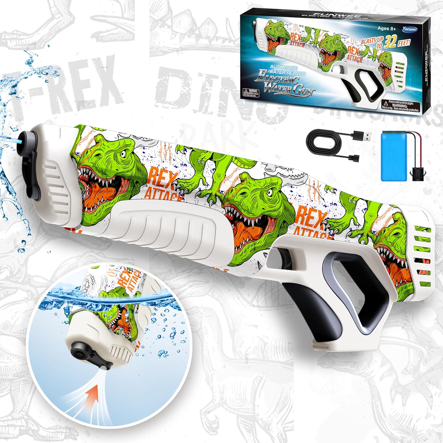 Electric Water Guns for Kids and Adults - Full Automatic Fun