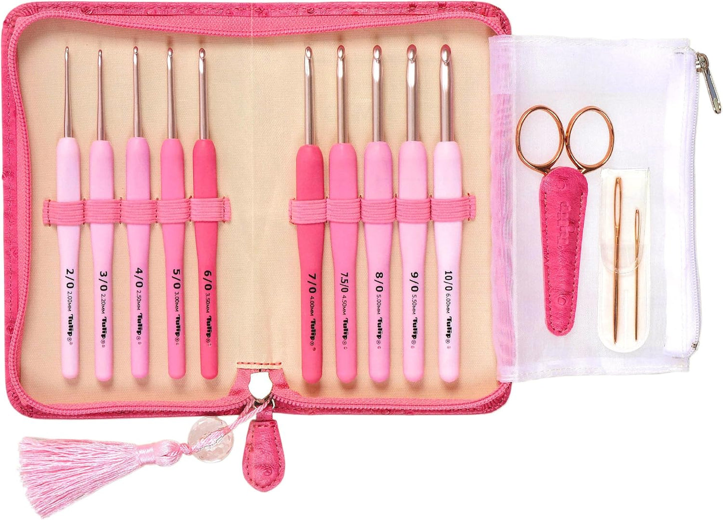 Tulip Etimo Rose Crochet Hook Set with Cushion Grip Comfort
