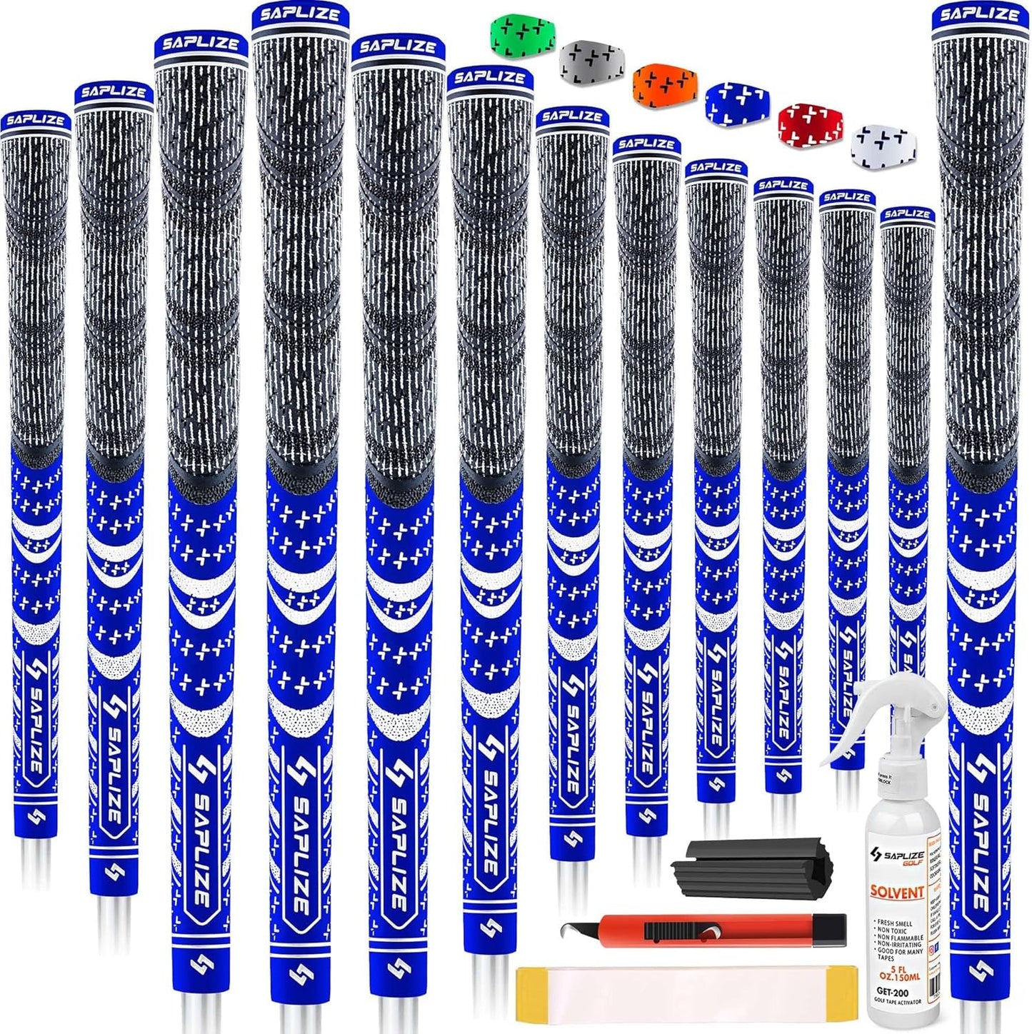 SAPLIZE Cross Cord Golf Grips Set for Enhanced Performance