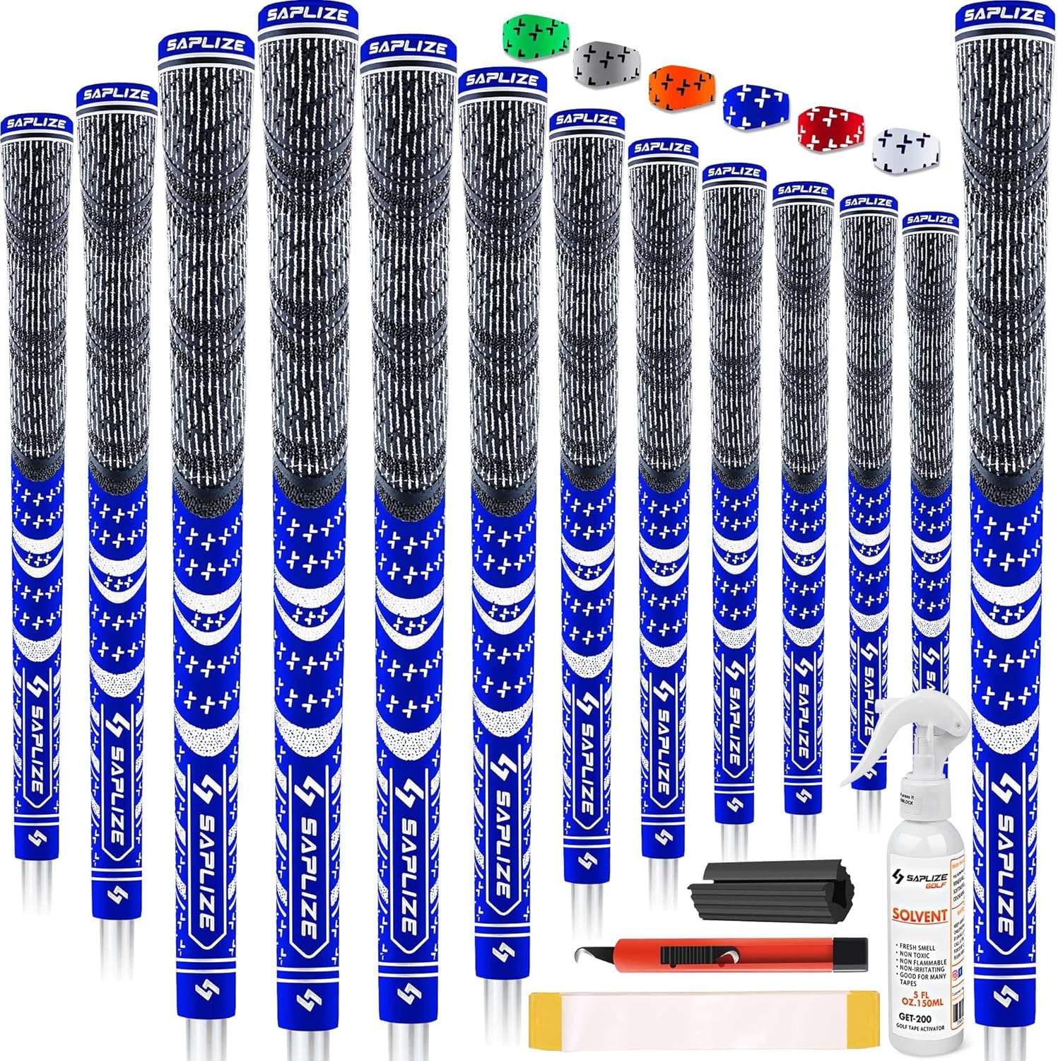 SAPLIZE Cross Cord Golf Grips Set for Enhanced Performance