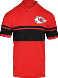 Men's NFL Team Logo Polo Short Sleeve Shirt - Classic Cotton Blend