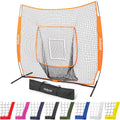 Baseball & Softball Practice Net - Portable 7 ft x 7 ft Training Aid