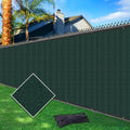 5ft x 50ft Fence Privacy Screen Heavy Duty 170 GSM Windscreen - Dark