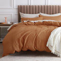 Bedsure Cotton Duvet Cover Queen - 100% Cotton Waffle Weave Hazel