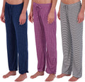 Womens Ultra-Soft Pajama Lounge Pants 3 Pack - Plus Sizes Available