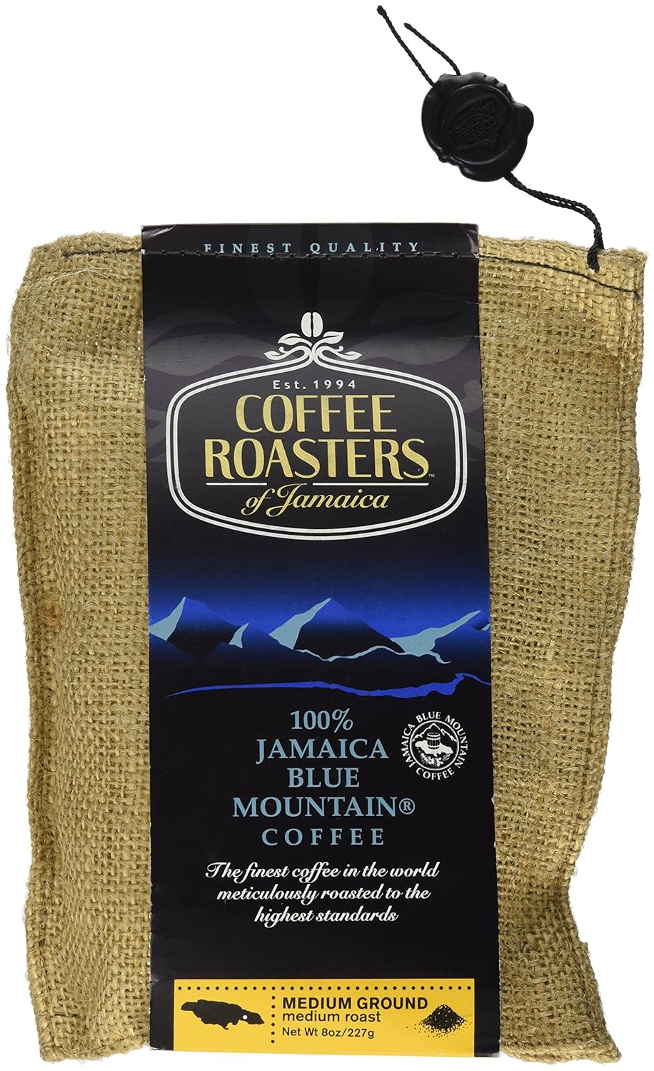 100% Jamaica Blue Mountain Coffee - Rich Roast (8oz)