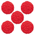2 in x 100 ft Red Plastic Safety Chain (5 Pack) - SunShield UV