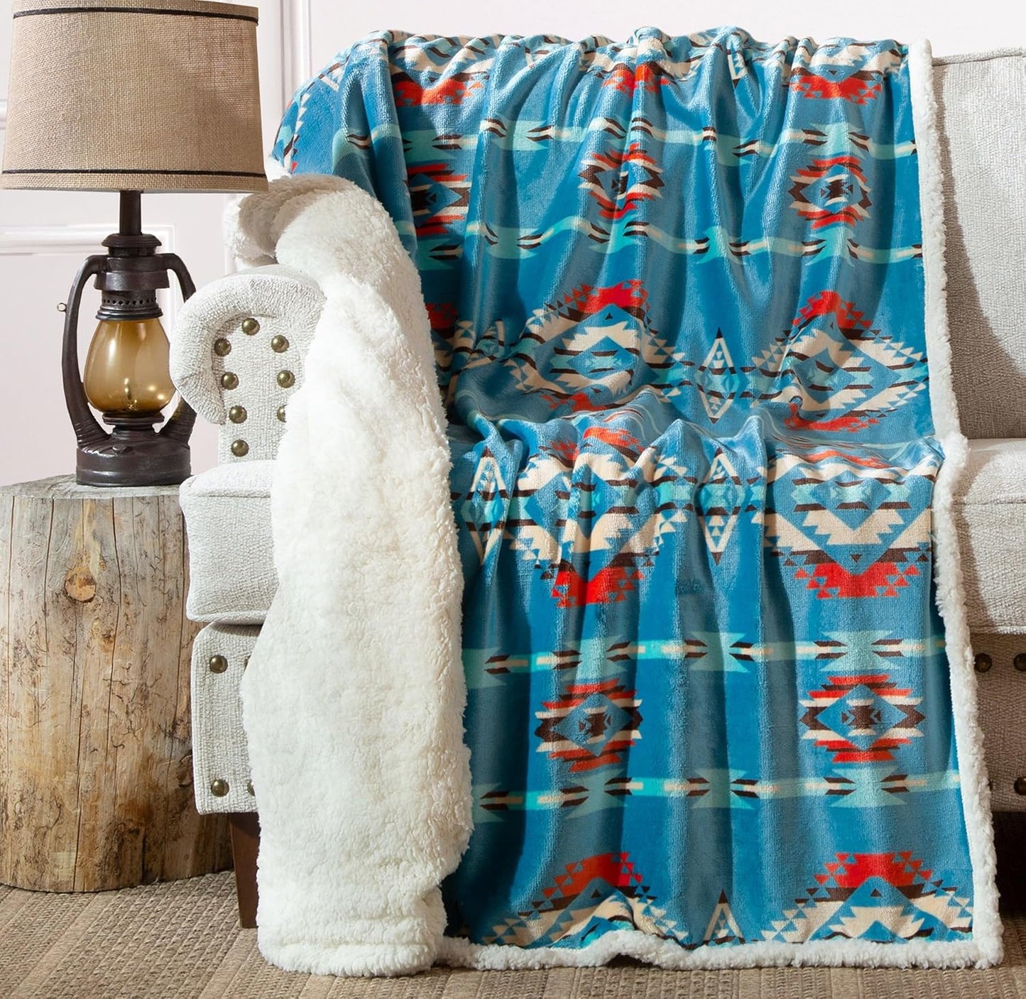 Ultra Premium Super Soft Plush Sherpa Fleece Throw Blanket