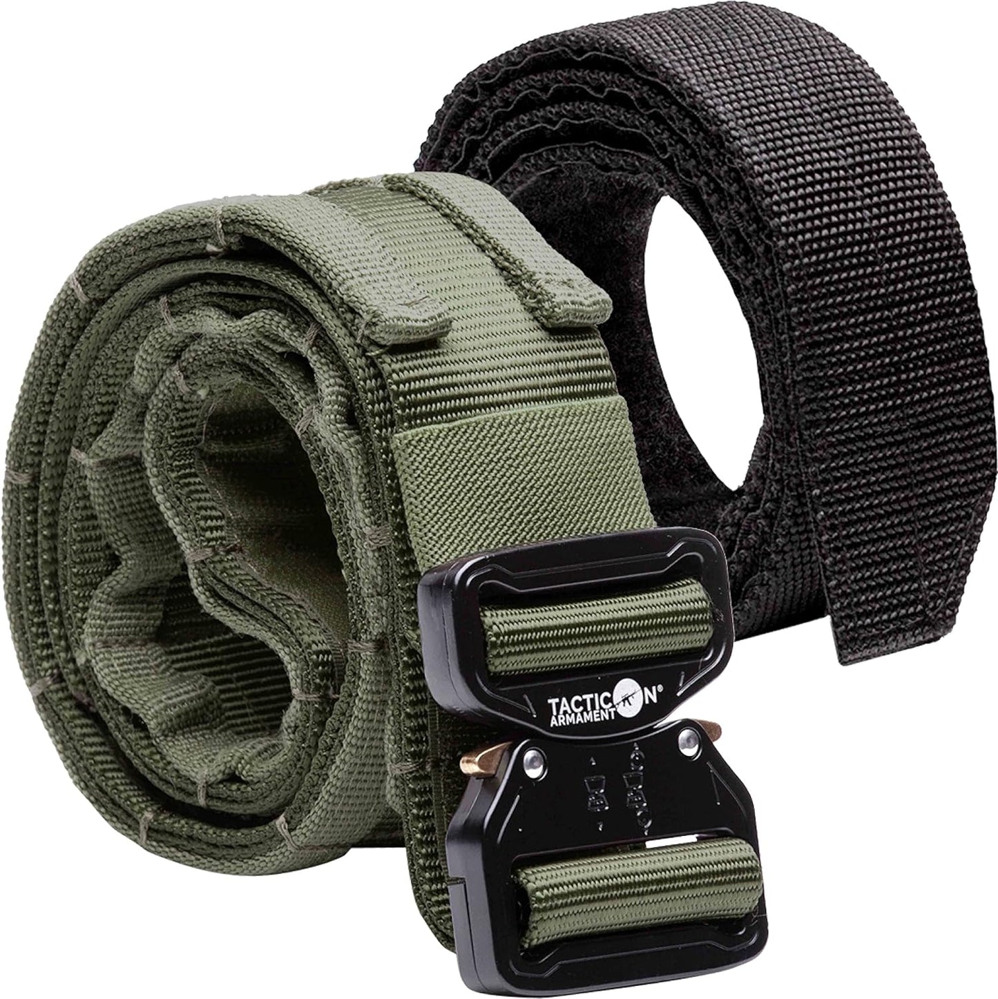 Tacticon Battle Belt V2: Tactical Belt with Quick Release Buckle