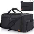 100L Travel Duffle Bag for Men Black - Foldable 32in Weekender