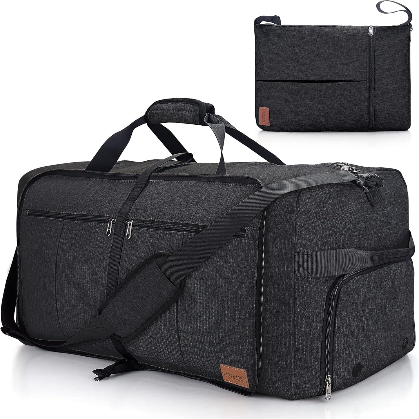 100L Travel Duffle Bag for Men with Shoe Compartment Design