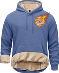 Men's Sherpa Lined Hoodies Pullover Midweight Fleece - Warm Everyday