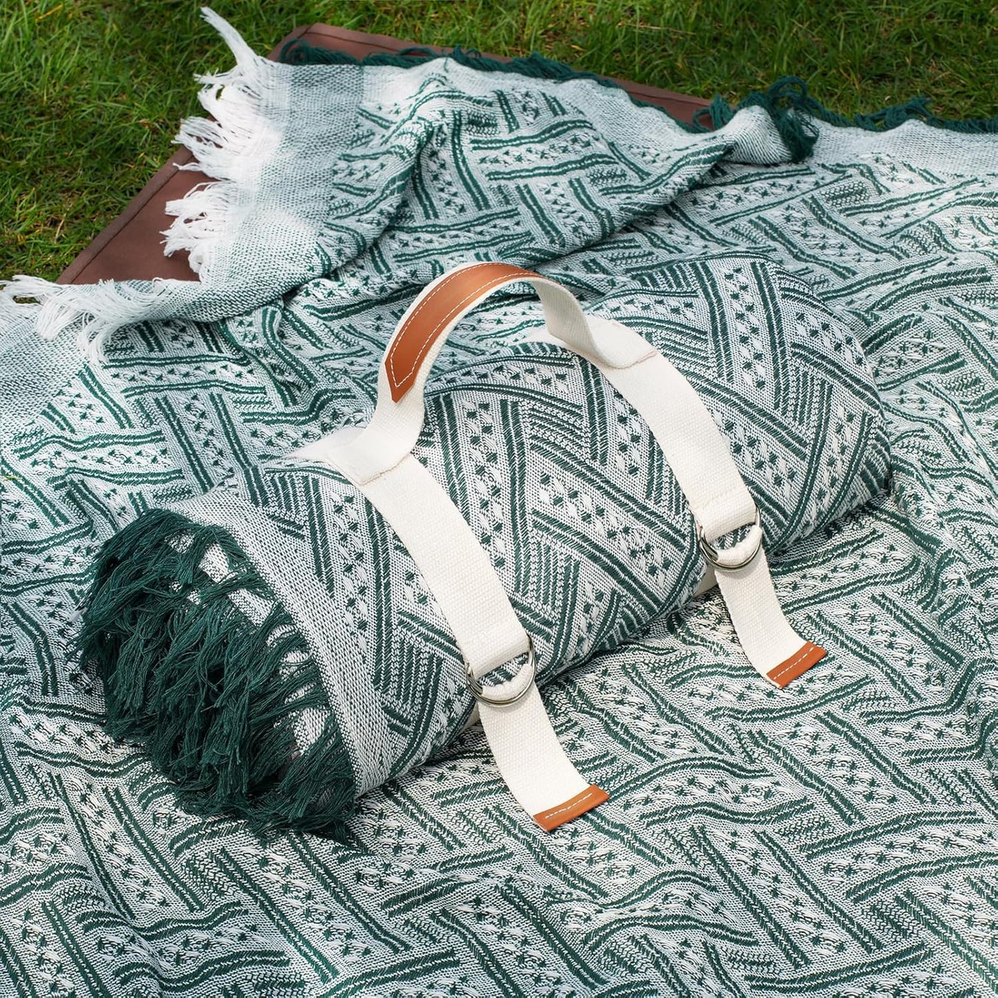 Genovega 2 in 1 Extra Large Waterproof Outdoor Picnic Blanket