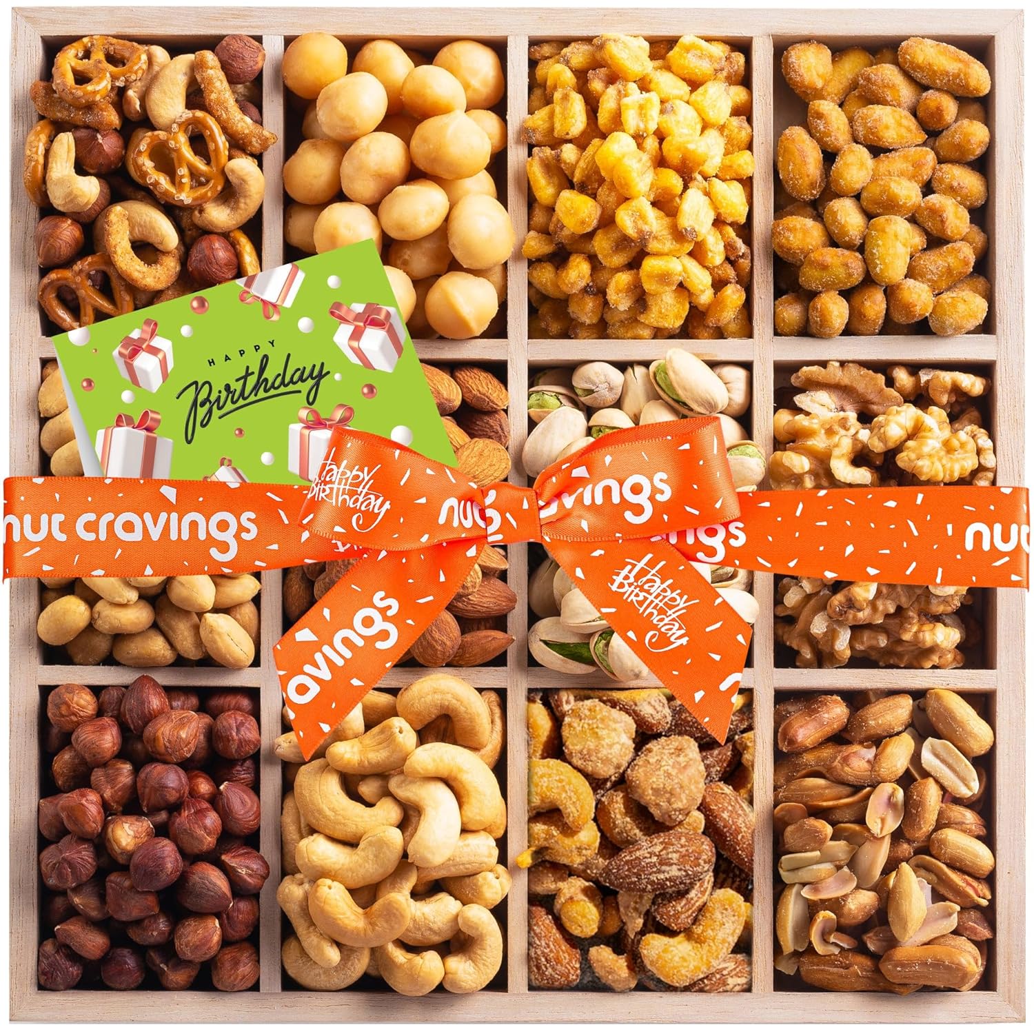 Nut Cravings Gourmet Collection: Happy Birthday Nuts Gift