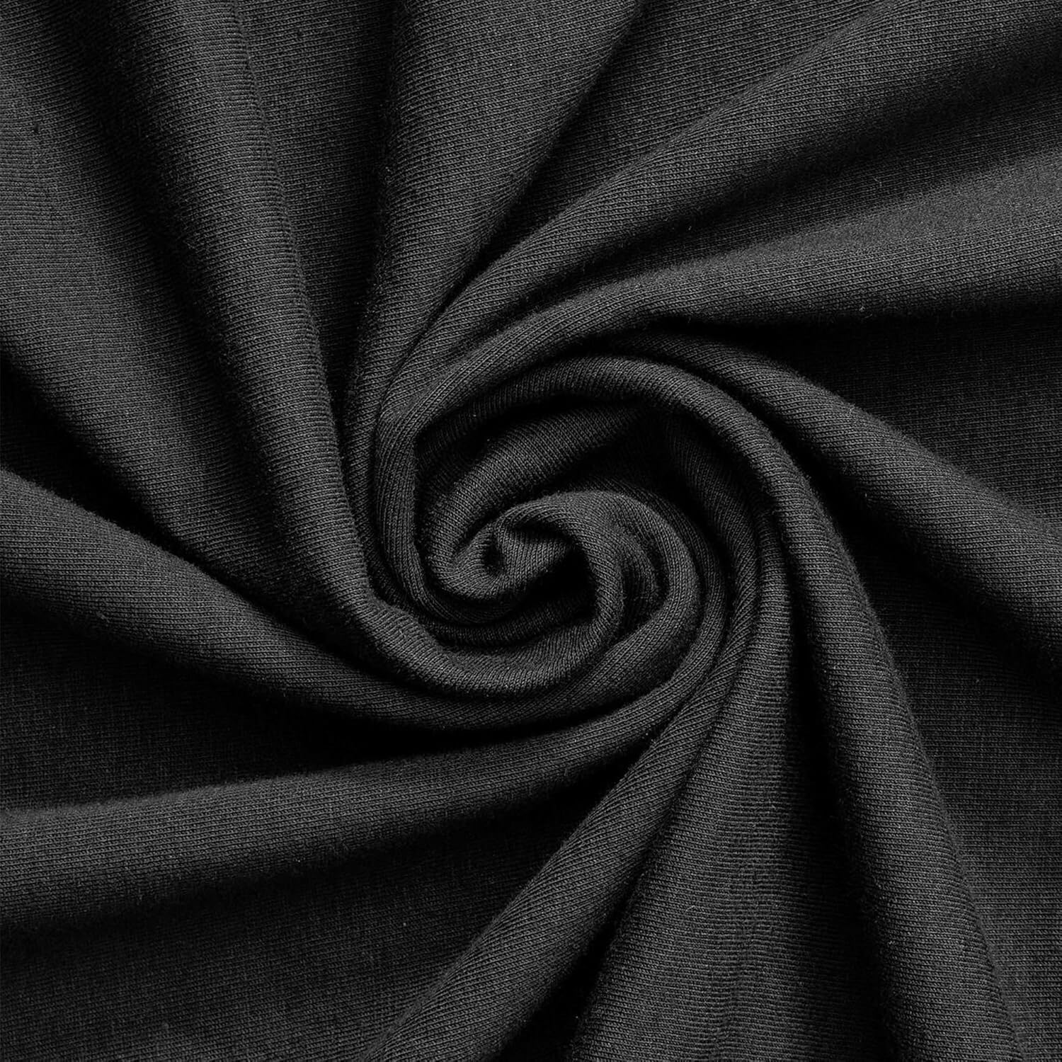 Cotton Spandex Fabric by The Yard - 4 Way Stretch Jersey Knit