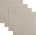 Natural Linen Placemats Set of 4 for Thanksgiving and Christmas