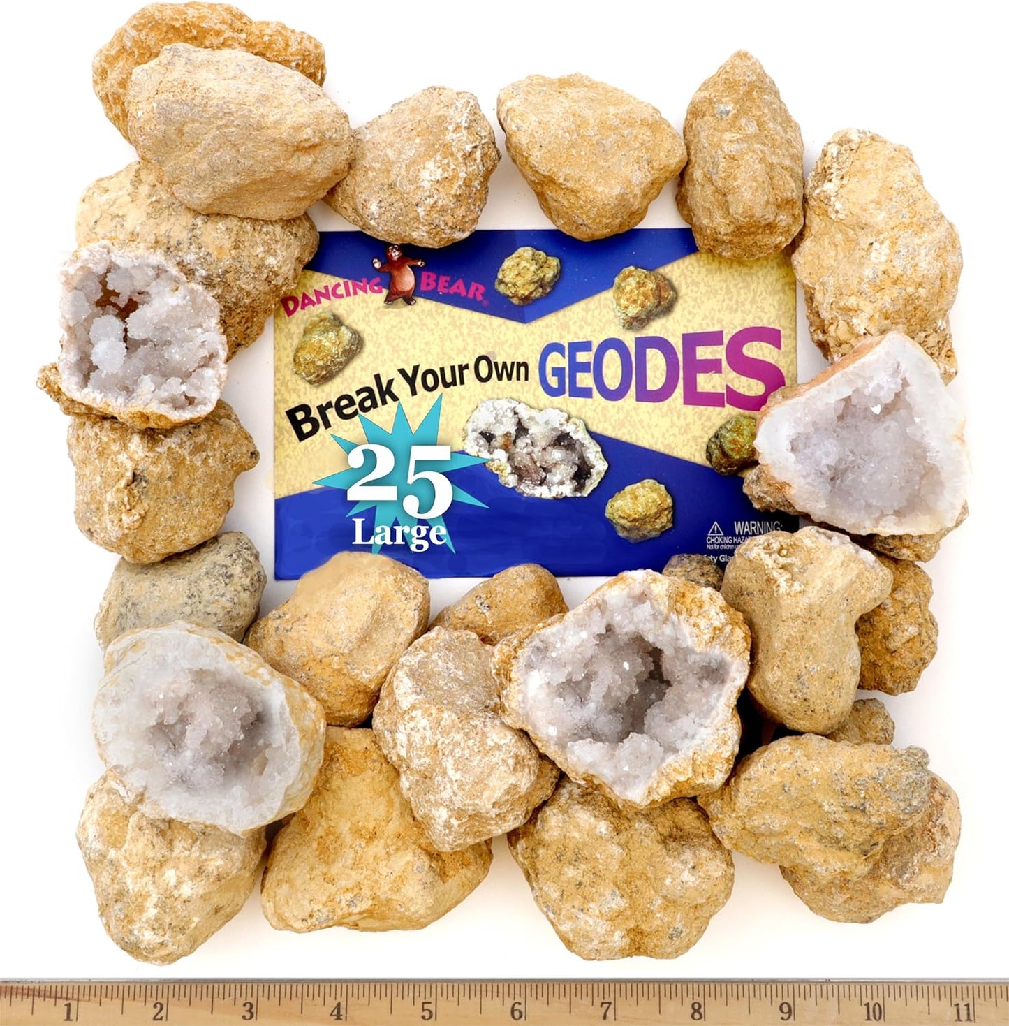 Break Your Own Geodes Kit with Amazing Crystals Inside