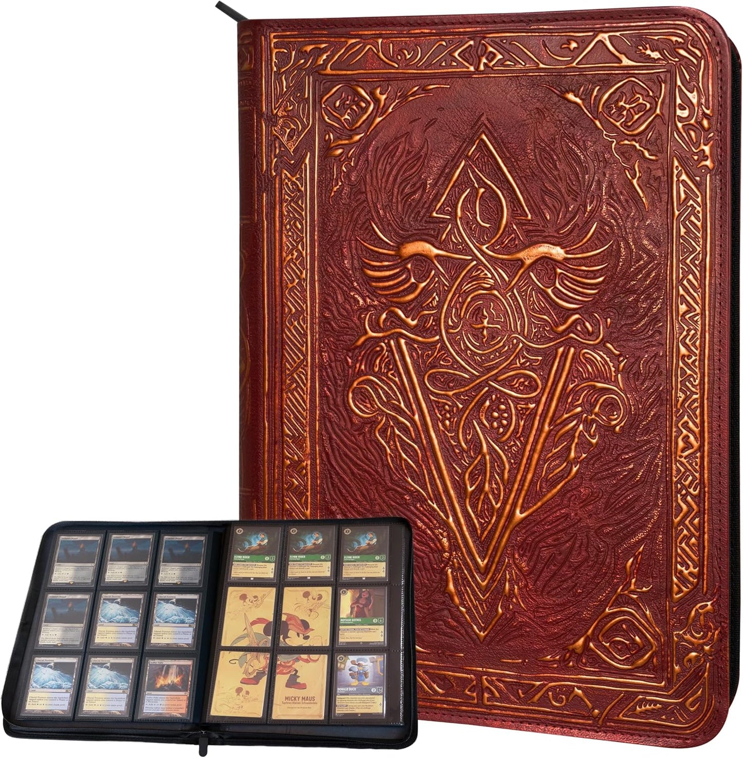 Trading Card Binder - 360 Side Loading Album for TCG Games