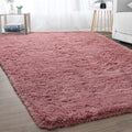 Shaggy Area Rug 5x8 ft Blush - Soft Modern Plush Accent Rug